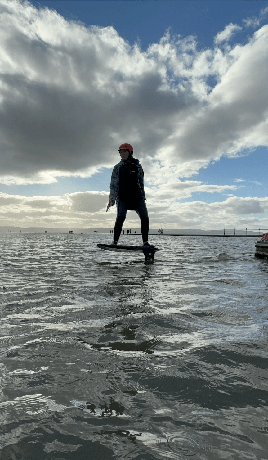 Learning to Pumpfoil - West Kirby, Wirral, Merseyside